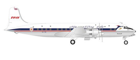 570893 Herpa Thai / タイ国際航空 Srisoonthon DC-6B HS-TGC 1:200 完売しました。 Herpa 1:200 Thai /タイ国際航空 DC-6 亜鉛ダイキャスト製