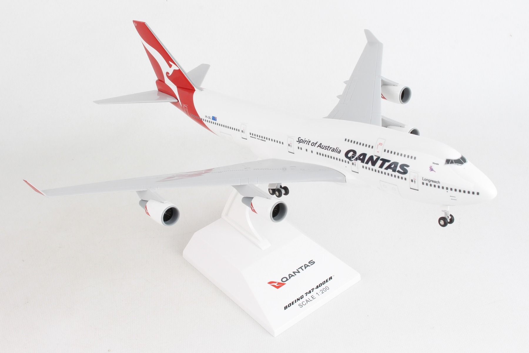 SKR1064 EVER RISE (SKYMARKS) Qantas B747-400 FINAL FLIGHT VH-OEJ 1:200 完売しました。 EVER RISE 1:200 Qantas Airways / カンタス航空 747-400 プラスチック製