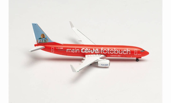 536134 Herpa TUI / トゥイ ＴＵＩ航空 B737-800 Cewe Fotobuch D-ABMV 1:500 お取り寄せ