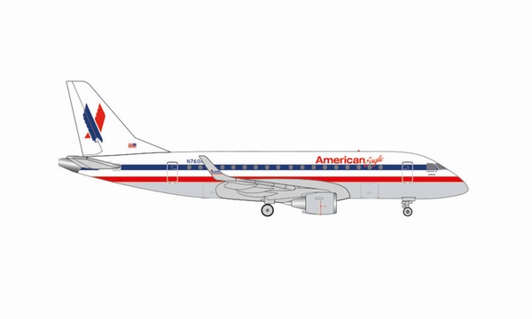 536196 Herpa American Eagle (Envoy Air) Heritage livery Embraer E170 N760MQ 1:500 お取り寄せ