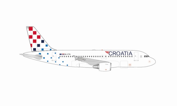 536264 Herpa Croatia Airlines / クロアチア航空 Osijek A319 9A-CTN 1:500 完売しました。 Herpa 1:500 Croatia Airlines / クロアチア航空 A319 亜鉛ダイキャスト製