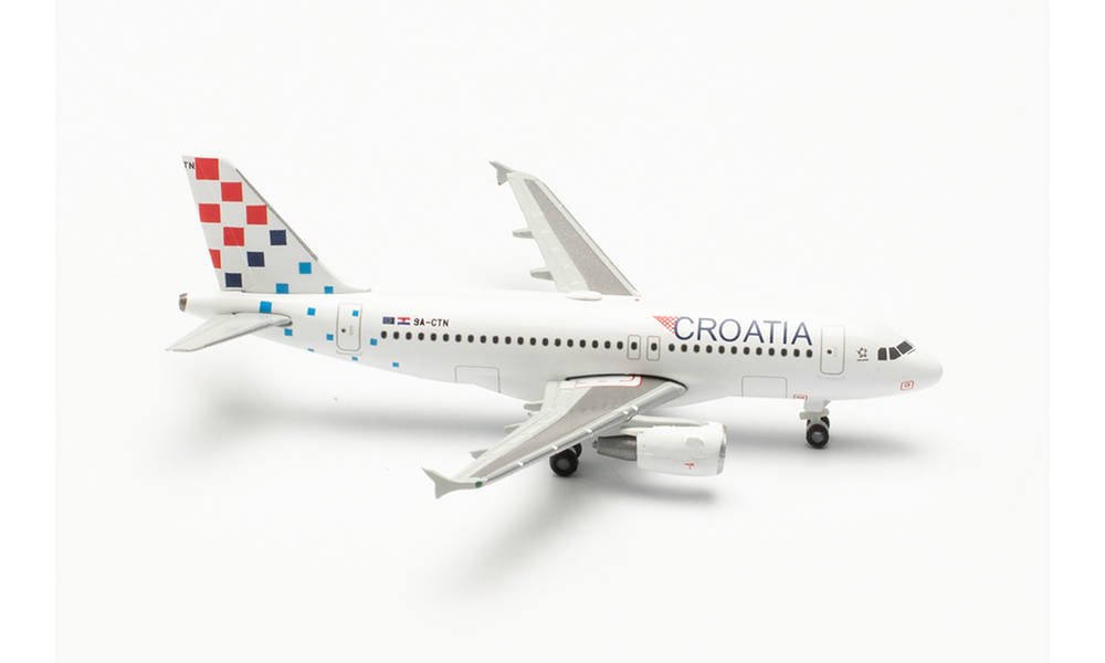 536264 Herpa Croatia Airlines / クロアチア航空 Osijek A319 9A-CTN 1:500 完売しました。