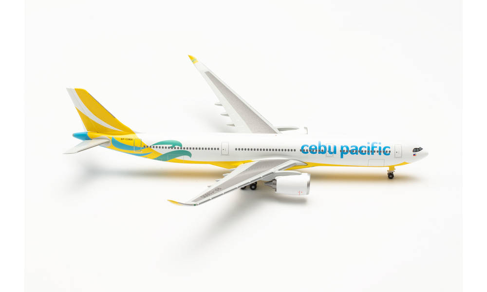 536394 Herpa Cebu Pacific / セブパシフィック航空 A330-900neo RP-C3900 1:500 完売しました。 Herpa 1:500 Cebu Pacific / セブパシフィック航空 A330-900neo 亜鉛ダイキャスト製