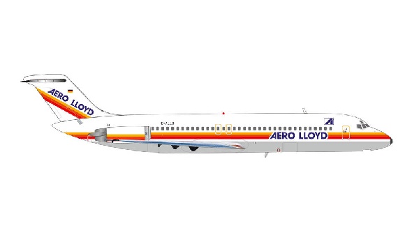 571012 Herpa AERO LLOYD / アエロロイド DC-9-30 D-ALLB 1:200 完売しました。