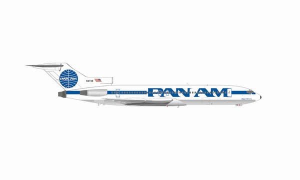 571845 Herpa Pan Am / パンアメリカン航空　パンナム B727-200 N4738 Clipper Electric 1:200 完売しました。