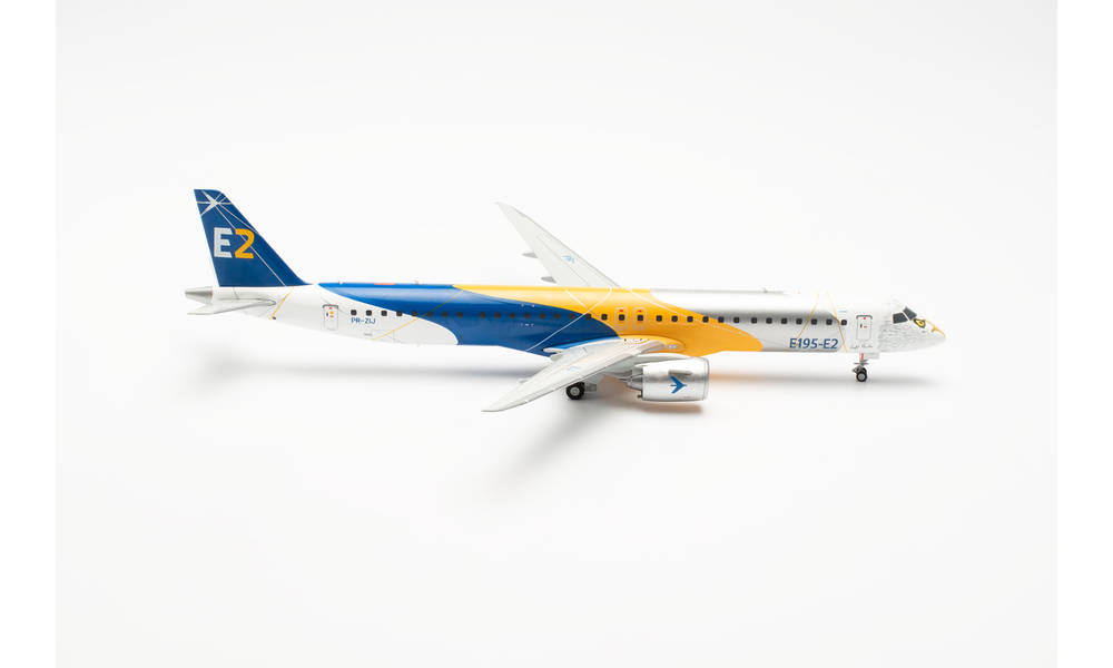 572064 Herpa エンブラエル Embraer E195 Profit Hunter - Golden Eagle PR-ZIJ 1:200 メーカー完売 Herpa 1:200 EMBRAER / エンブラエル E195 プラスチック製