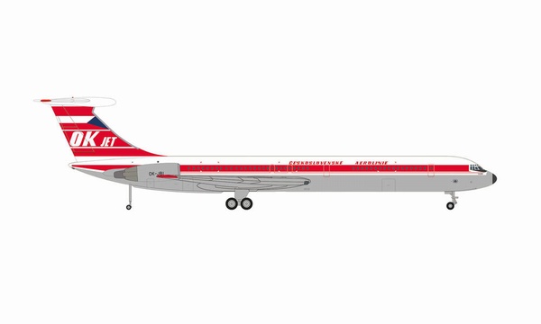 572316 Herpa CSA Czechoslovak Airlines  IL-62M OK-JBI 1:200 お取り寄せ