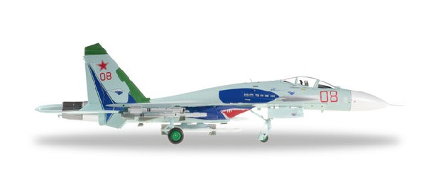 580007 Herpa ロシア空軍 SU-27 Lipetsk Shark 1:72 完売しました。 Herpa 1:72 Russian Air Force / ロシア空軍 Su-27 フランカー 亜鉛ダイキャスト製