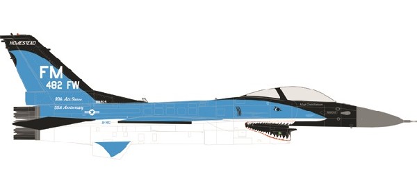 580250 Herpa アメリカ空軍 USAF F-16C 93rd FS 482nd FW 35周年塗装 1:72 お取り寄せ Herpa 1:72 USAF U.S. Air Force / アメリカ空軍 F-16 ファイティング・ファルコン 亜鉛ダイキャスト製