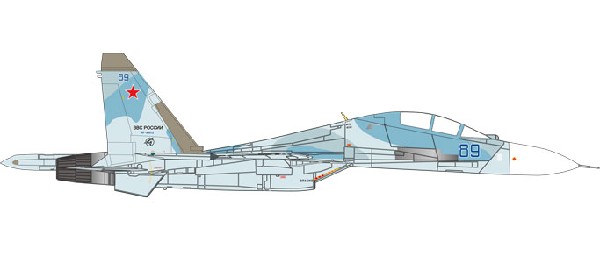 580311 Herpa ロシア空軍 Su-30M2 第27混成親衛航空連隊 RF-95072/89 blue 1:72 完売しました。 Herpa 1:72 Russian Air Force / ロシア空軍 Su-30 フランカー 亜鉛ダイキャスト製