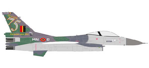 580434 Herpa ベルギー空軍 F-16A フロレンヌ空軍基地 1:72 完売しました。 Herpa 1:72 Belgium Air Force / ベルギー空軍 F-16 ファイティング・ファルコン 亜鉛ダイキャスト製