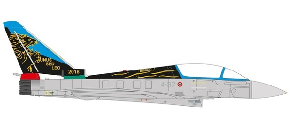 580502 Herpa イタリア空軍  ユーロファイターTyphoon複座型 Gruppo 100th Ann 1:72 完売しました。