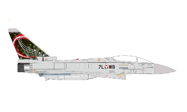 580649 Herpa オーストリア空軍 ユーロファイターTyphoon ツェルトベク飛行場 7L-WB 1:72 お取り寄せ