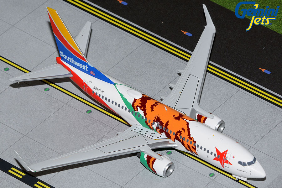 G2SWA1010 GEMINI 200 Southwest Airlines B737-700W California One N943WN 1:200 お取り寄せ