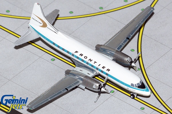 GJFFT1263 GEMINI JETS Frontier Airlines / フロンティア航空 Convair 580 1960s livery N73117 1:400 メーカー完売