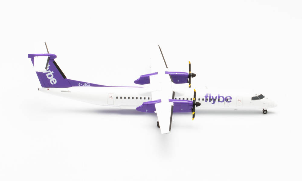 572248 Herpa Flybe / フライビー Dash 8 Q400 2022年塗装 G-JECX 1:200 お取り寄せ