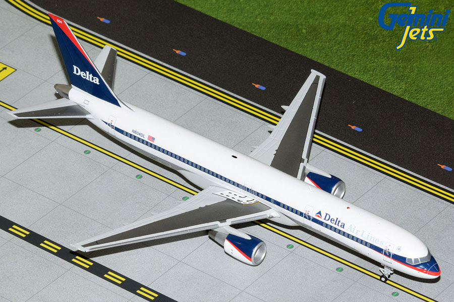 G2DAL964 GEMINI 200 Delta Air Lines B757-200 N604DL interim livery & polished belly 1:200 完売しました。 GEMINI JETS 1:200 Delta Air Lines / デルタ航空 757-200 亜鉛ダイキャスト製