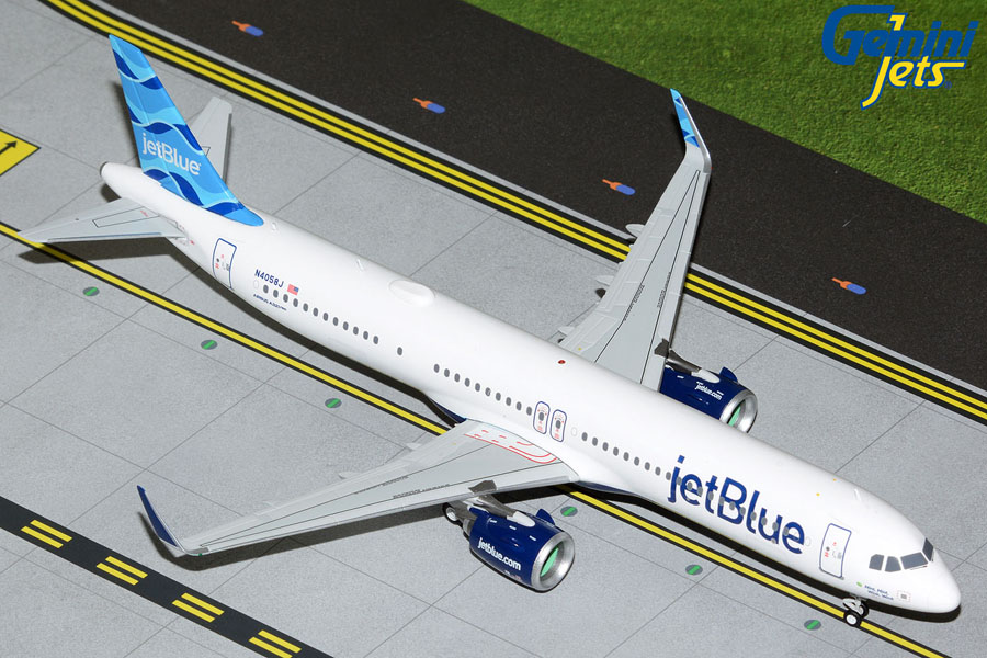 G2JBU1077 GEMINI 200 JetBlue Airways / ジェットブルー航空 A321neo N4058J Streamers tail design 1:200 完売しました。 GEMINI JETS 1:200 JetBlue Airways / ジェットブルー航空 A321neo 亜鉛ダイキャスト製
