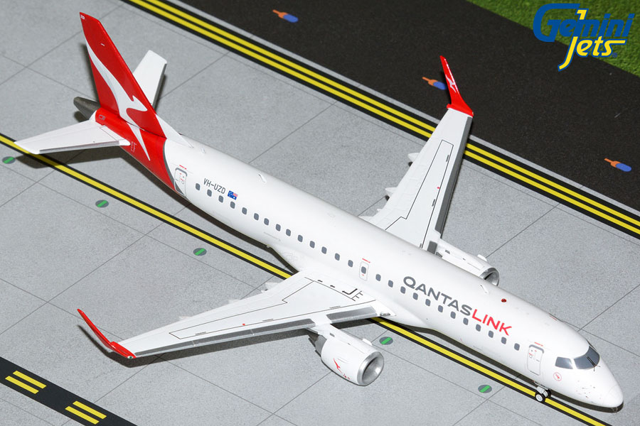 G2QFA1100 GEMINI 200 QantasLink / カンタスリンク E190AR VH-UZD 1:200 完売しました。 GEMINI JETS 1:200 QantasLink / カンタスリンク E190 亜鉛ダイキャスト製