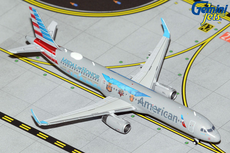 GJAAL2139 GEMINI JETS American Airlines A321S Flagship Valor / Medal of Honor N167AN 1:400 完売しました。