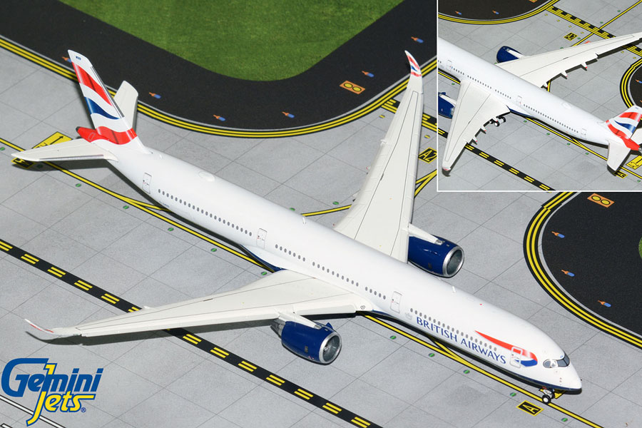 GJBAW2111F GEMINI JETS British Airways / 英国航空 ブリティッシュ・エアウェイズ A350-1000 flaps down G-XWBB 1:400 完売しました。