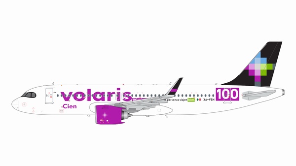 G2VOI1149 GEMINI 200 Volaris / ボラリス A320neo XA-VSH 100 Aviones 1:200 完売しました。 GEMINI JETS 1:200 Volaris / ボラリス A320neo 亜鉛ダイキャスト製