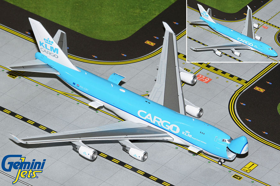 GJKLM2077 GEMINI JETS KLM CARGO/ Martinai / KLMカーゴ  / マーチンエアーB747-400ERF Interactive Series PH-CKC 1:400 完売しました。