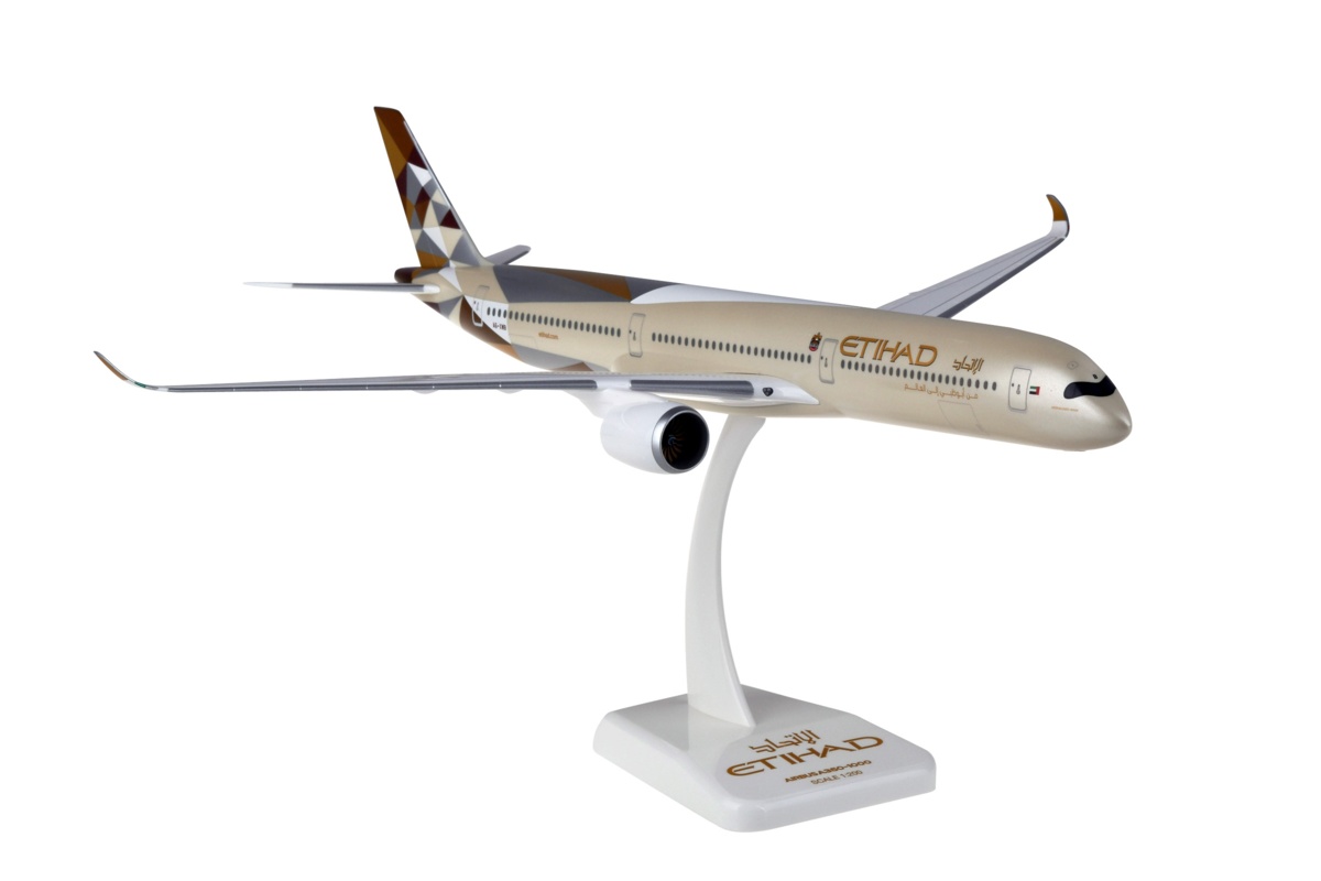 11984GR Hogan ETIHAD AIRWAYS / エティハド航空 A350-1000 A6-XWB 1:200 ランディングなし・スタンド付 完売しました。