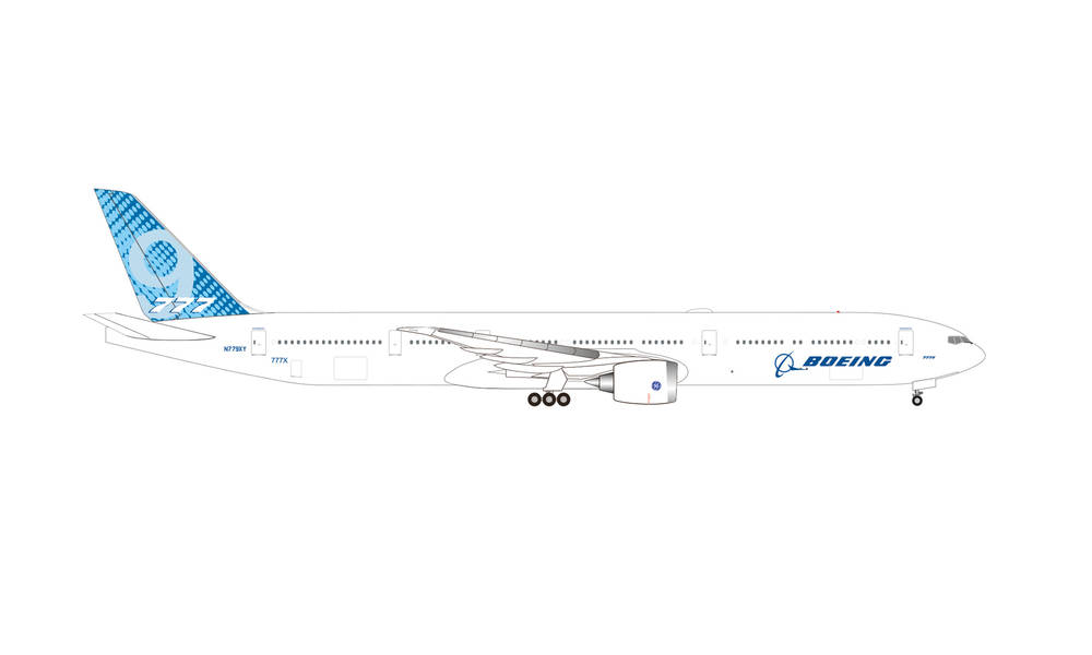 533133-001 Herpa Boeing / ボーイングカラー B777-9 N779XY 1:500 完売しました。