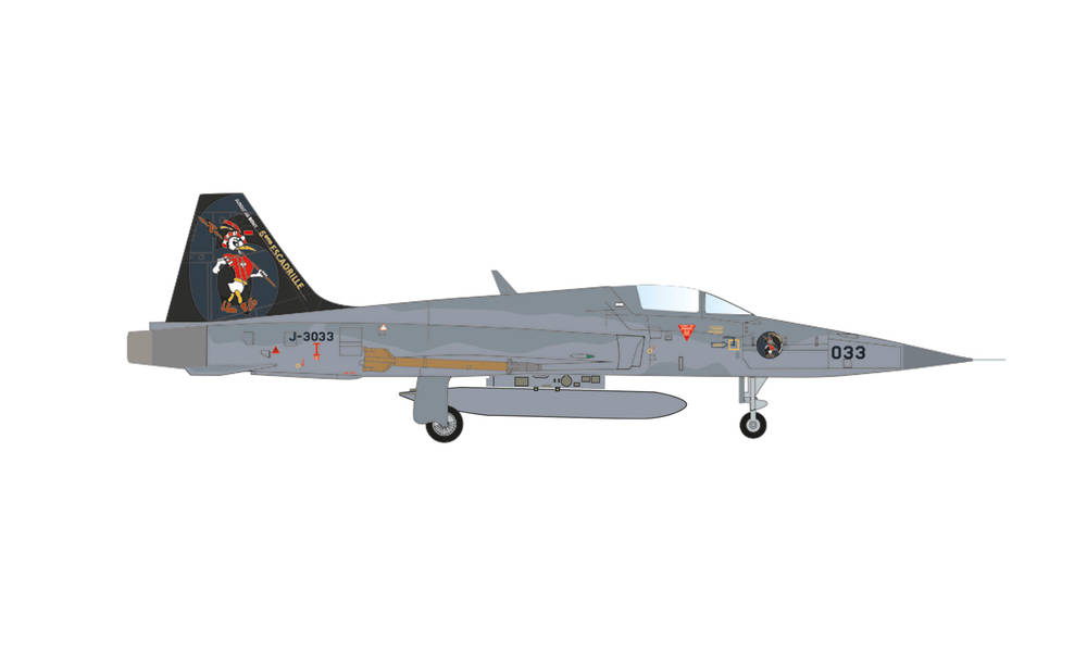 572514 Herpa Swiss Air Force / スイス空軍 F-5E Fliegerstaffel 6 Ducks パイェルヌ空軍基地 J-3033 1:200 完売しました。