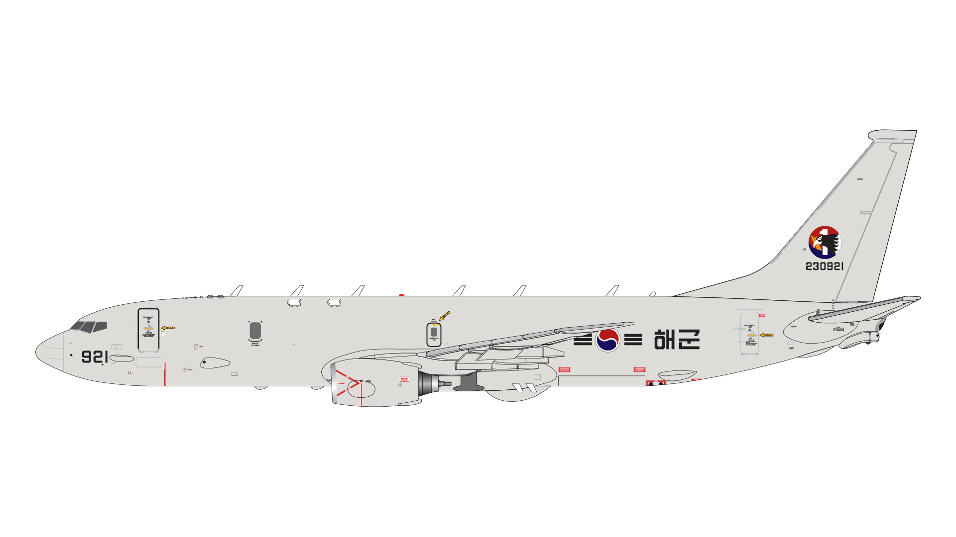 GMKNV123 GEMINI MACS Republic of Korea Navy P-8A Poseidon 230921 1:400 お取り寄せ