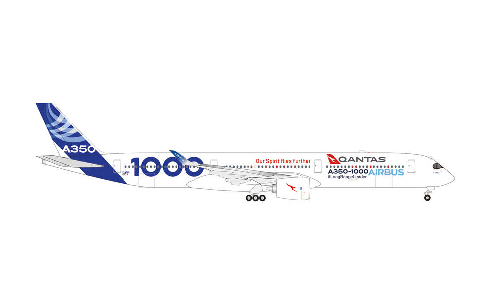 536684 Herpa Airbus house color / エアバスハウスカラー A350-1000 Qantas Project Sunrise F-WMIL 1:500 完売しました。