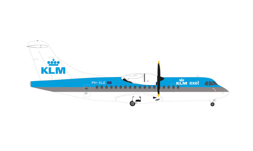 571654 Herpa KLM Exel / KLMエクセル ATR-42-300 PH-XLE 1:200 完売しました。
