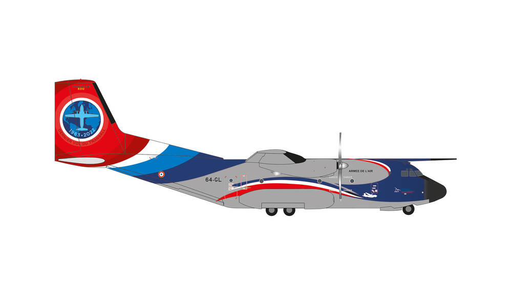 572569 Herpa フランス空軍 C-160R Last Transall Flight エヴルー＝フォヴィル空軍基地 R212-64-GL 1:200 お取り寄せ