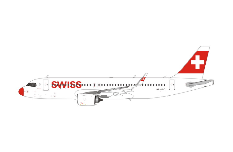 11784 Phoenix Swiss International Air Lines / スイス国際航空 A320neo HB-JDC 1:400 完売しました。
