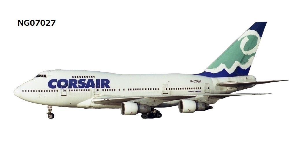 NG07027 NG MODELS CORSAIR / コルセア/コルセール B747SP F-GTOM 1:400 完売しました。 NG MODELS 1:400 CORSAIR / コルセア/コルセール 747SP 亜鉛ダイキャスト製