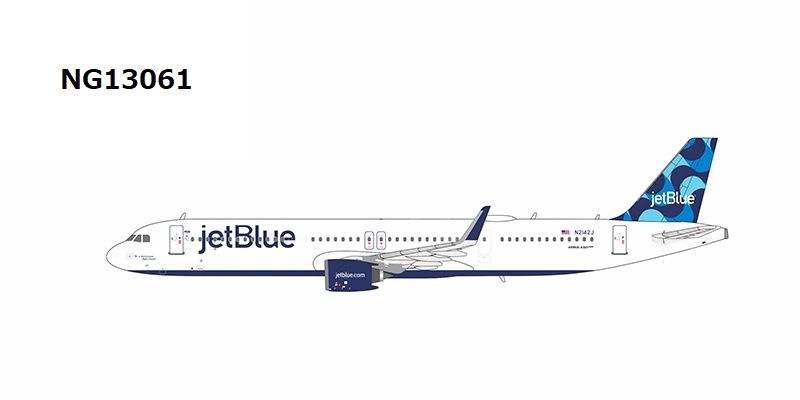 NG13061 NG MODELS JetBlue Airways Ribbons tail; named 