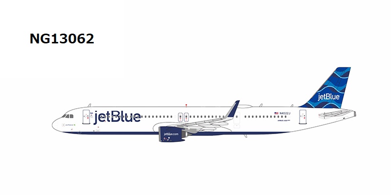 NG13062 NG MODELS JetBlue Airways Streamers tail; named 