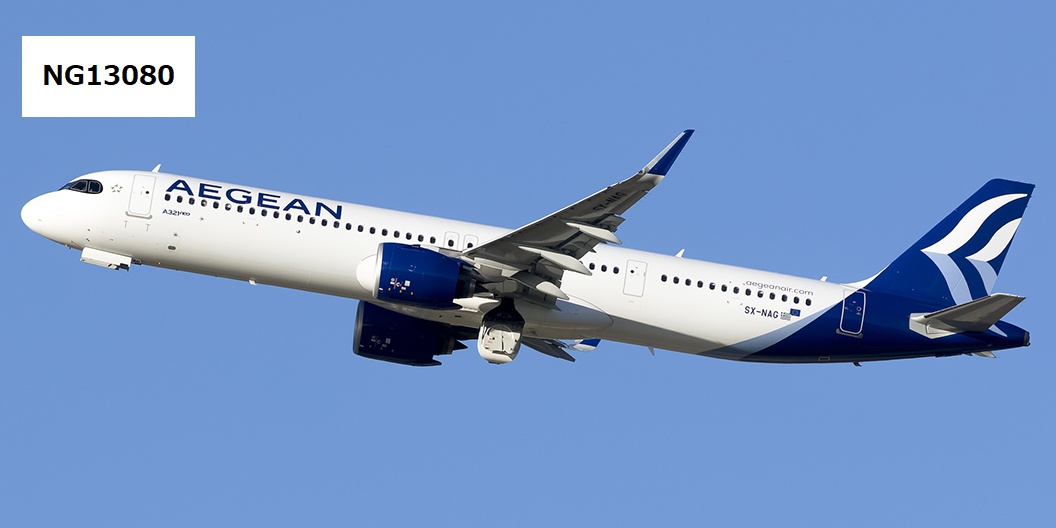 NG13080 NG MODELS Aegean Airlines / エーゲ航空 n/c A321neo SX-NAG 1:400 完売しました。