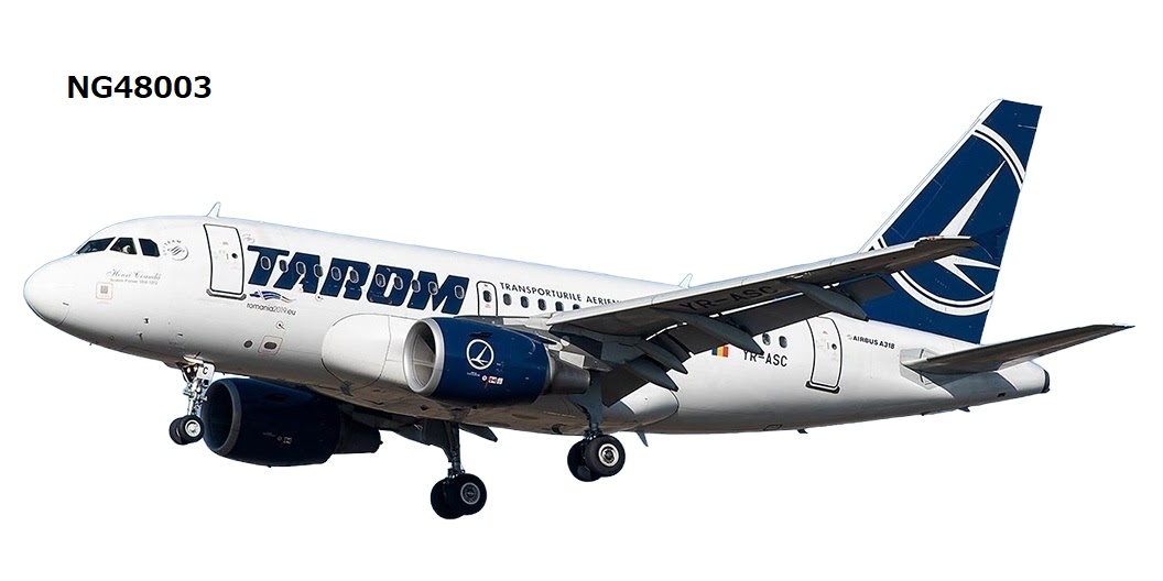 NG48003 NG MODELS Tarom - Romanian Air Transport with Romania2019.eu stickers A318-100 YR-ASA 1:400 完売しました。