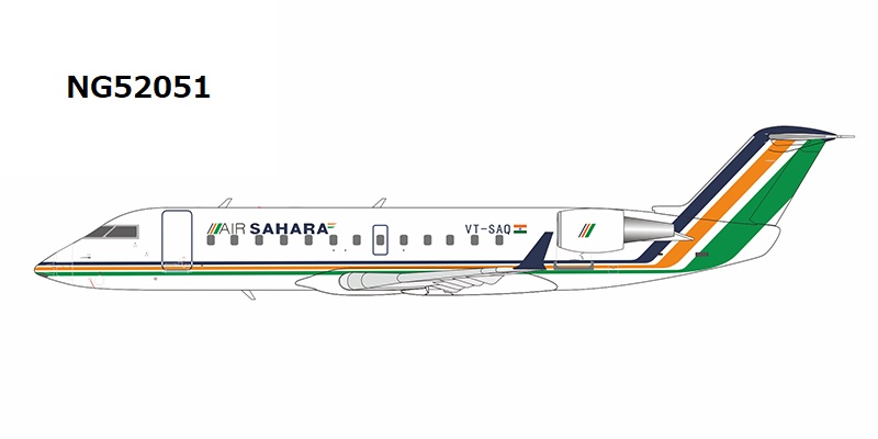 NG52051 NG MODELS Air Sahara / エア・サハラ CRJ-200ER VT-SAQ 1:200 完売しました。 NG MODELS 1:200 Air Sahara / エア・サハラ CRJ200 亜鉛ダイキャスト製