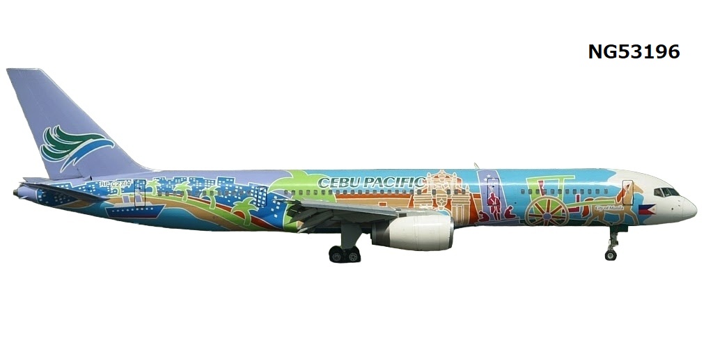 NG53196 NG MODELS Cebu Pacific Air City of Manila B757-200 RP-C2714 1:400 完売しました。