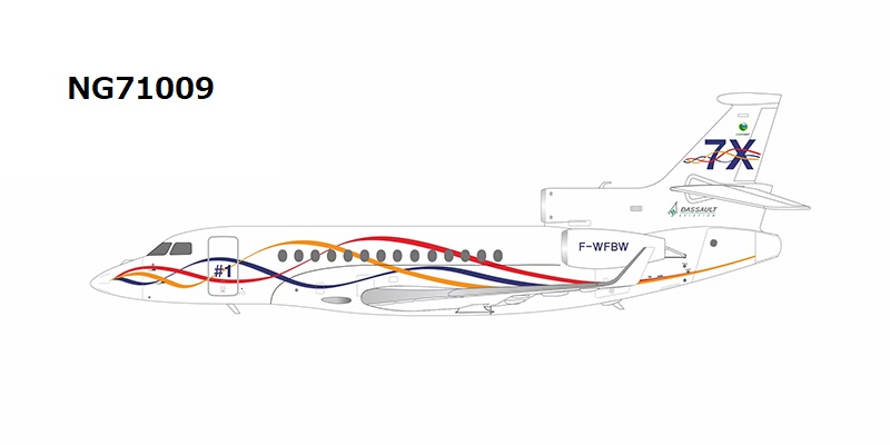 NG71009 NG MODELS Dassault Aviation / ダッソー Falcon 7X F-WFBW 1:200 完売しました。 NG MODELS 1:200 Dassault Aviation / ダッソー Falcon 7X 亜鉛ダイキャスト製