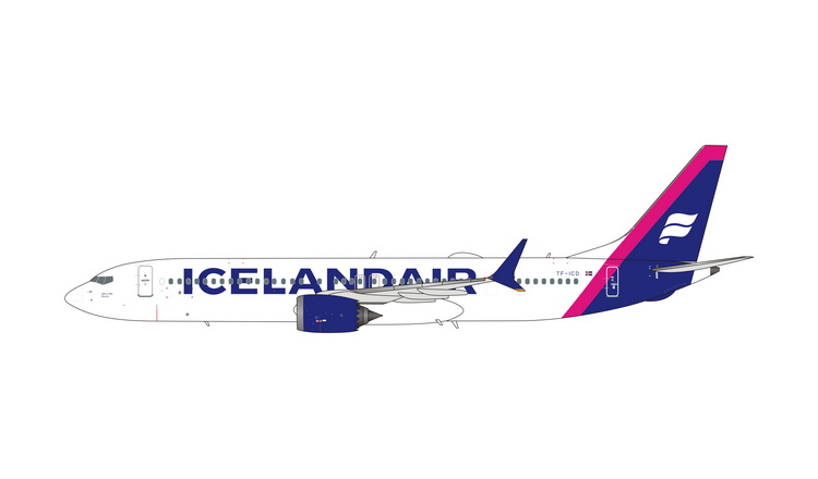 11788 Phoenix Icelandair / アイスランド航空 Purple B737-9max TF-ICD 1:400 お取り寄せ