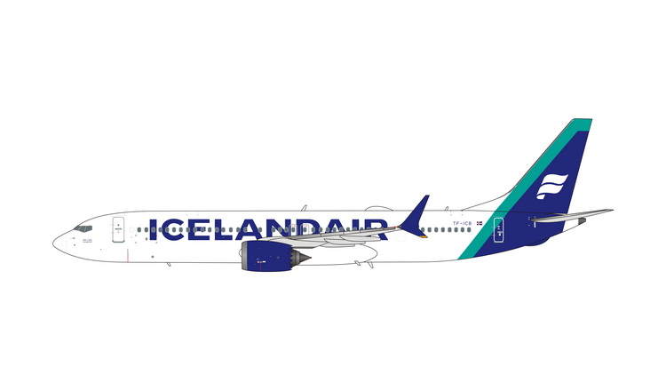 11789 Phoenix Icelandair / アイスランド航空 Green B737-9max TF-ICB 1:400 完売しました。
