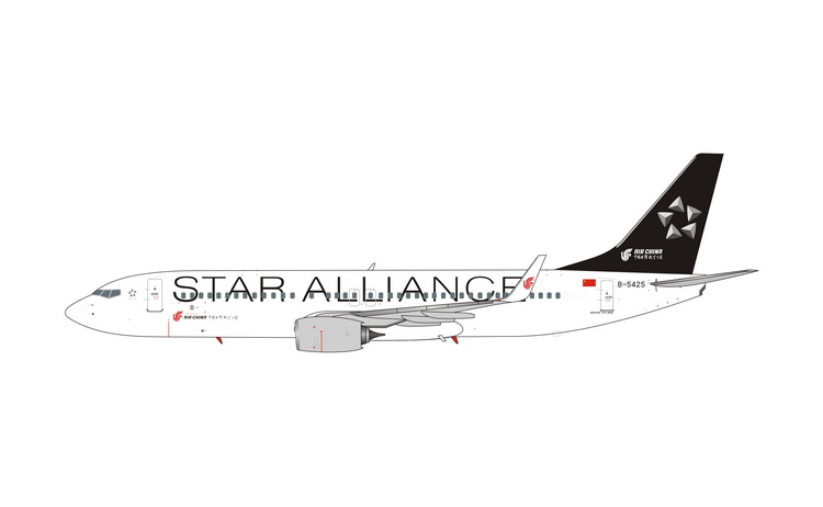 11790 Phoenix AIR CHINA / 中国国際航空 Star Alliance B737-800 B-5425 1:400 完売しました。