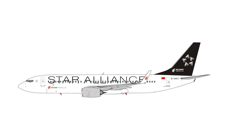 11791 Phoenix AIR CHINA / 中国国際航空 Star Alliance B737-800 B-5497 1:400 完売しました。
