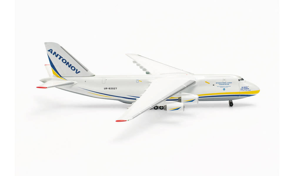 526777-003 Herpa Antonov Airlines / アントノフ設計局 Antonov AN-124 UR-82027 Be brave like Kharkiv 1:500 完売しました。