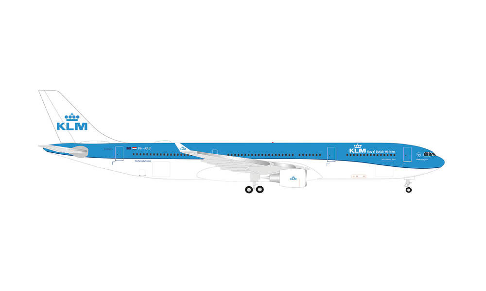 536721 Herpa KLM / KLMオランダ航空 A330-300 PH-AKB Piazza Navona - Roma 1:500 完売しました。