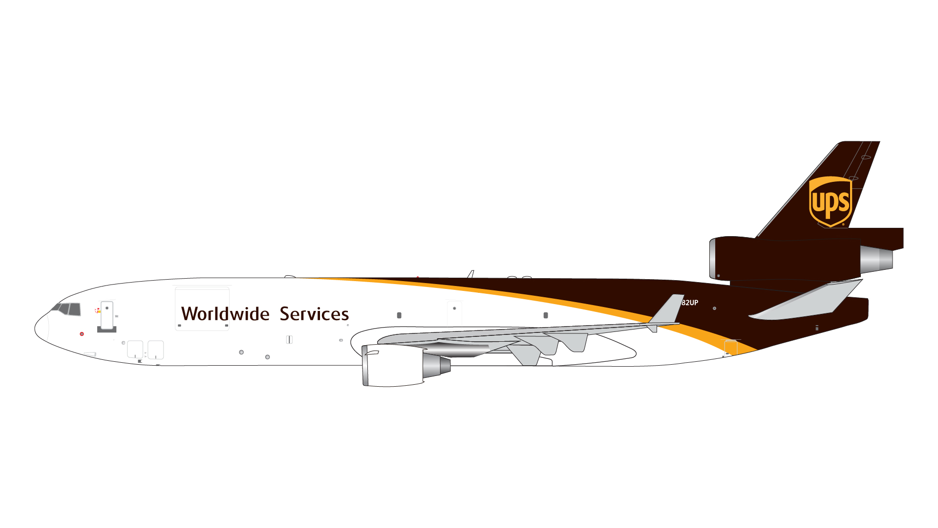 GJUPS2177 GEMINI JETS UPS Airlines / ユーピーエス MD-11F N282UP 1:400 完売しました。